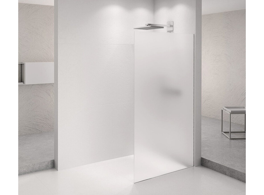 Polysan ARCHITEX CHROM sprchová zástěna 1262mm, matné sklo AXC130MT