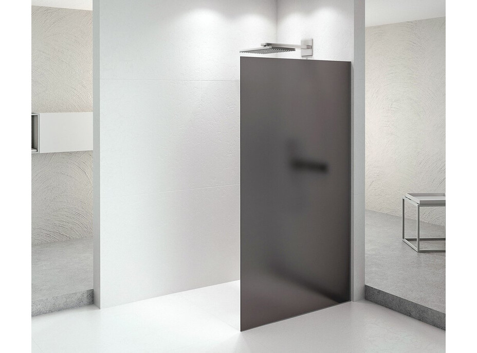 Polysan ARCHITEX CHROM sprchová zástěna 1162mm, kouřové matné sklo AXC120SM