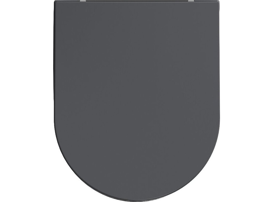 Isvea INFINITY WC sedátko, SLIM, Soft Close, Easy Take, antracit 40KF0522I