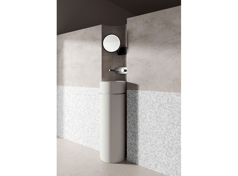 Kerasan OKE keramické umyvadlo ke stěně průměr 30x88, 5cm, bílá 554001-1