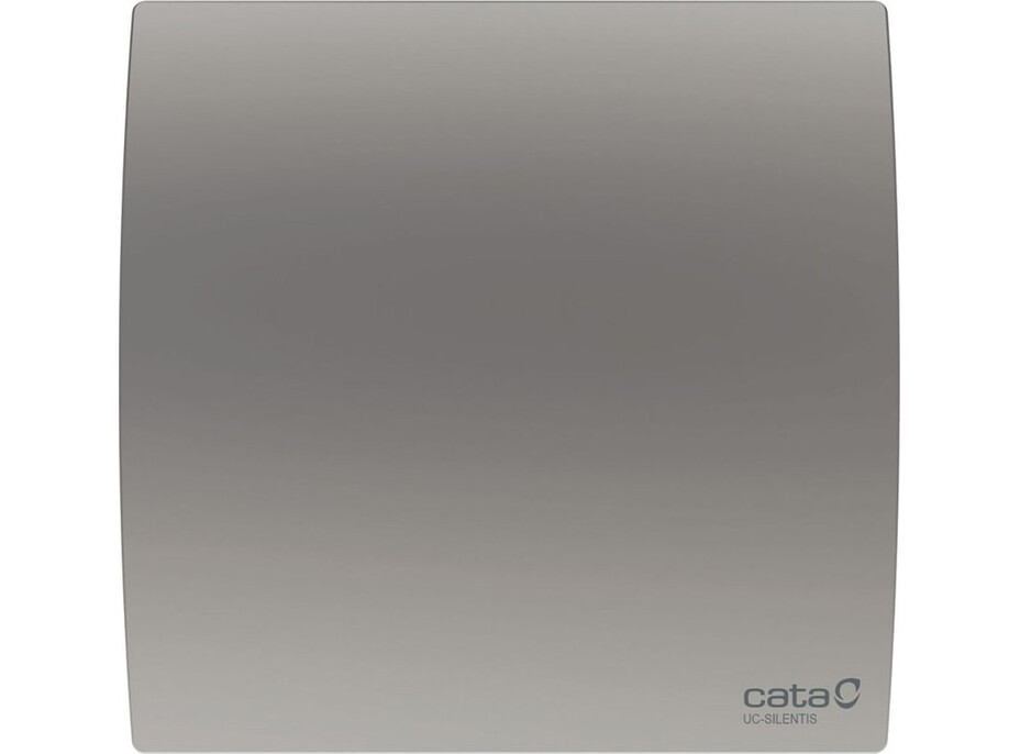 Cata SILENTIS UC 10 koupelnový ventilátor axiální, 8W, potrubí 100mm, stříbrná 01221000