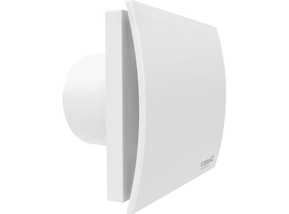 Cata SILENTIS UC TH 10 koupelnový ventilátor axiální s automatem, 8W, potrubí 100mm, bílá 01220200