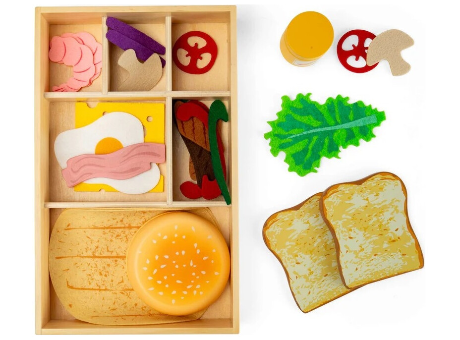 Bigjigs Toys Sada lahůdek v krabičce