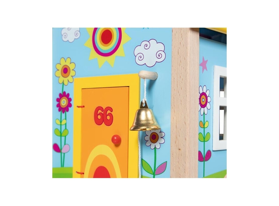 Goki Dřevěný karavan pro panenky