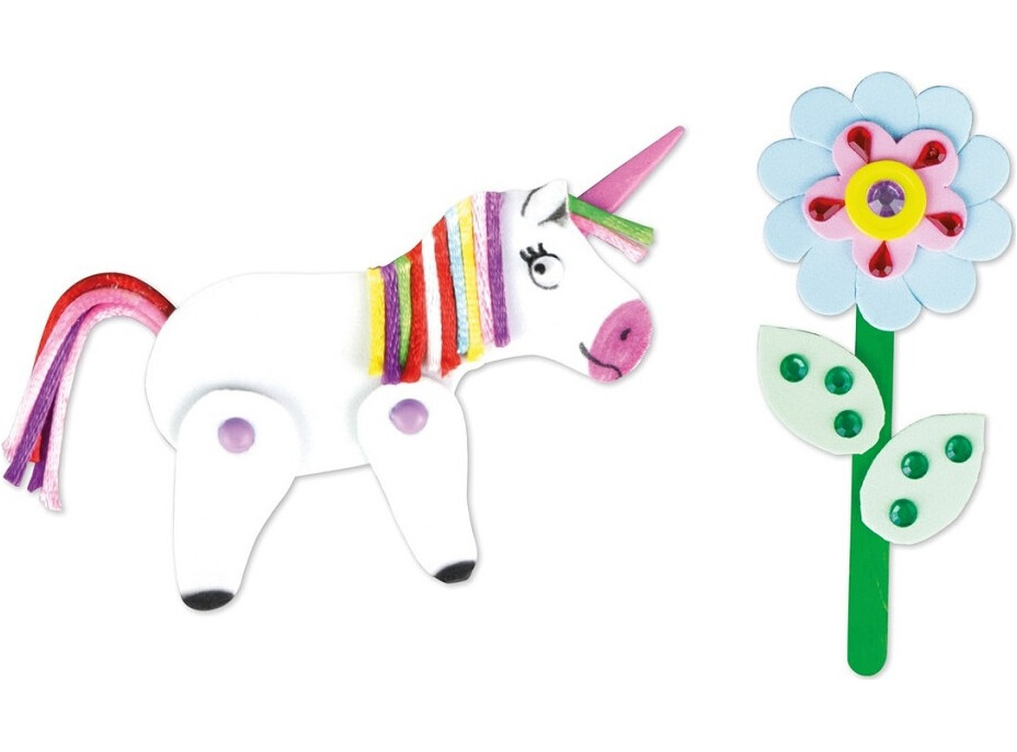 Lena Kreativní kufřík pro malé kutily růžový 800 ks