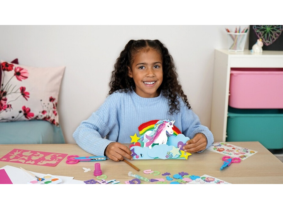 Lena Kreativní kufřík pro malé kutily Koně 400 ks