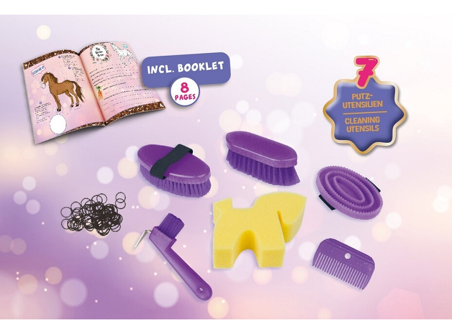 Lena Sada péče o koně v boxu