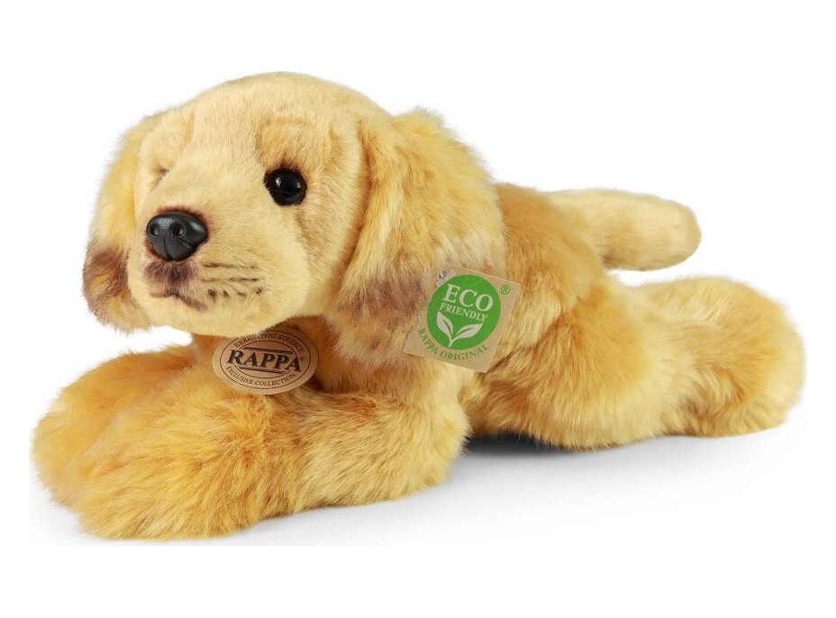 Rappa Plyšový pes retrívr 30 cm ECO-FRIENDLY