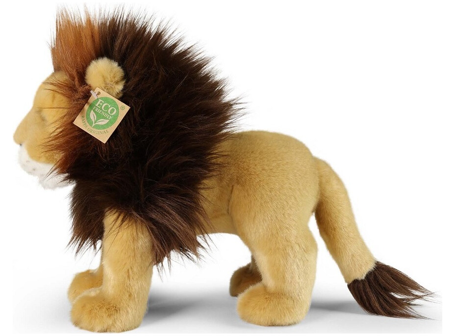 Rappa Plyšový lev stojící 28 cm ECO-FRIENDLY