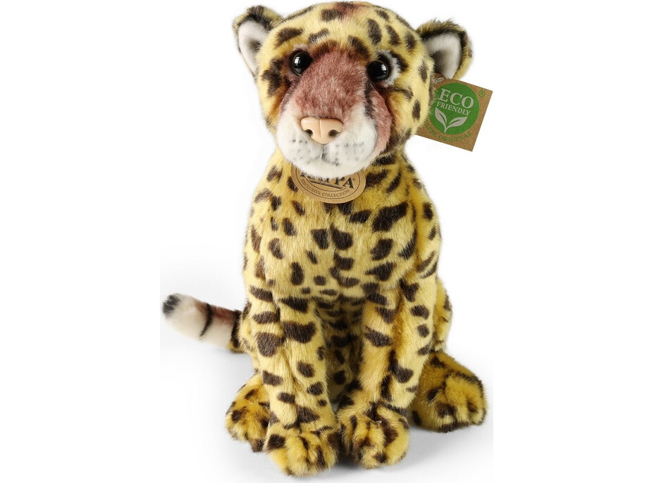 Rappa Plyšový gepard sedící 28 cm ECO-FRIENDLY