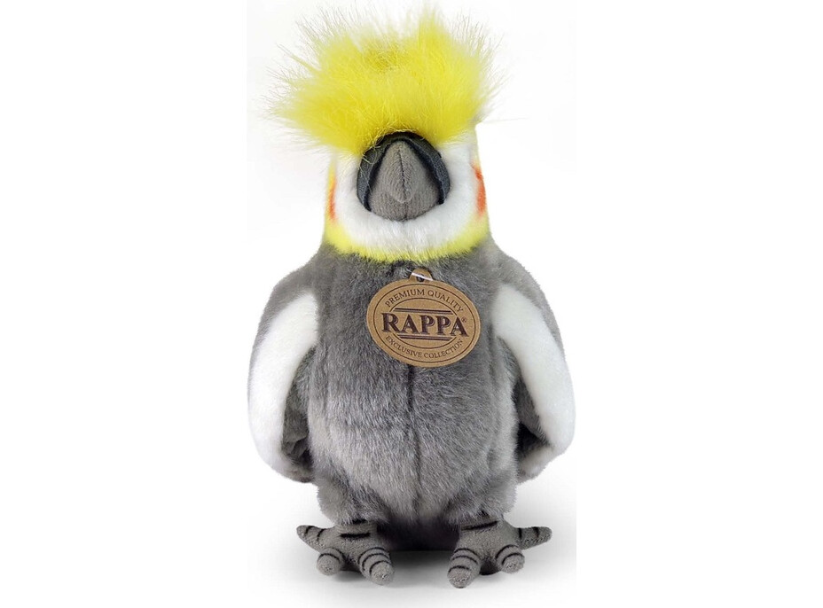 Rappa Plyšový papoušek korela chocholatá 18 cm ECO-FRIENDLY