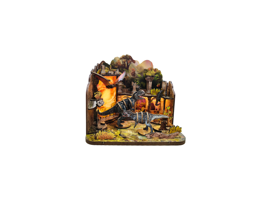 2Kids Toys Miniatura domečku Dinosauří hrad