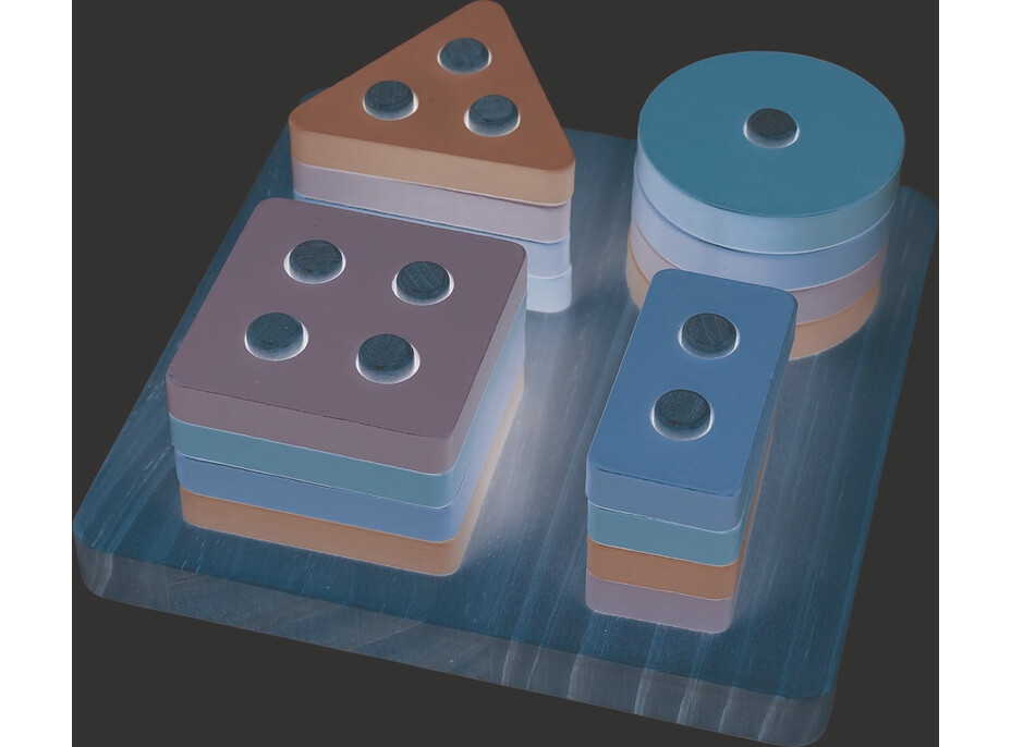 2Kids Toys Nasazování Barevné tvary