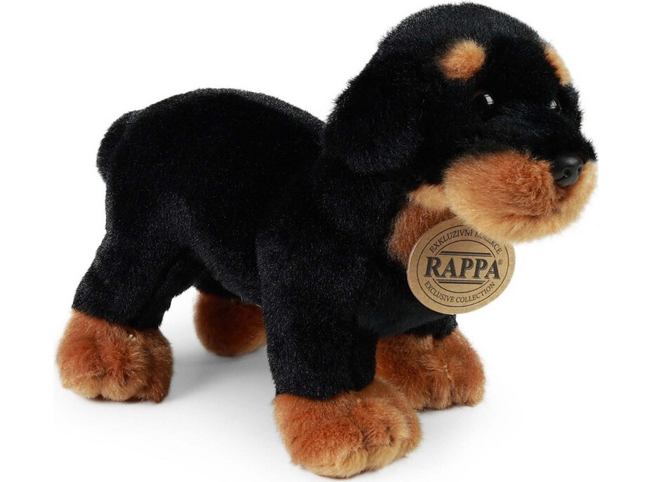 Rappa Plyšový pes rotvajler 18 cm ECO-FRIENDLY