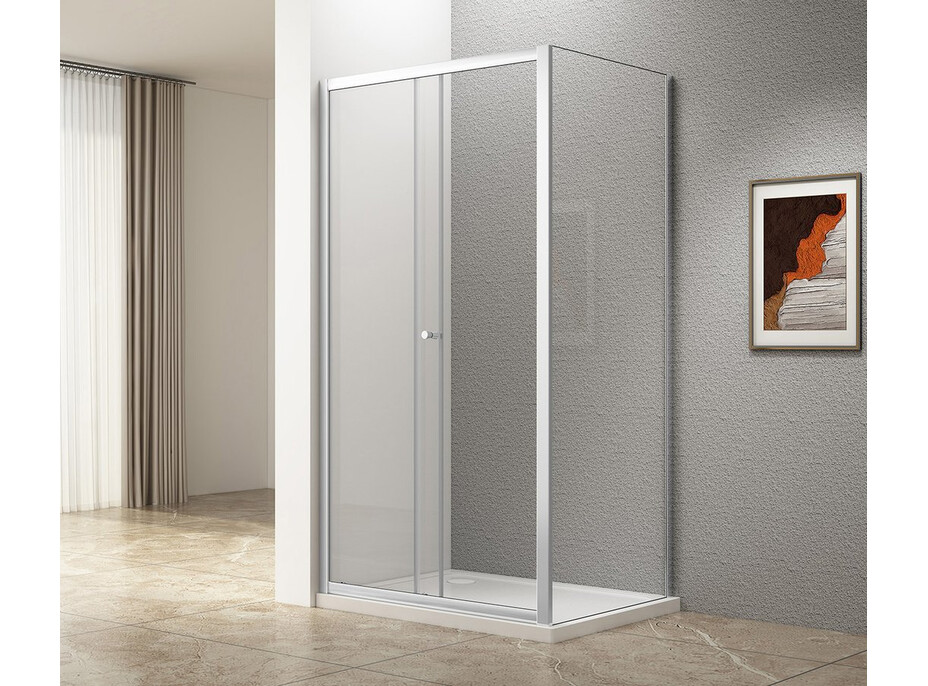 Aqualine UGGA obdélníkový sprchový kout 1200x900mm, čiré sklo ATS120-02
