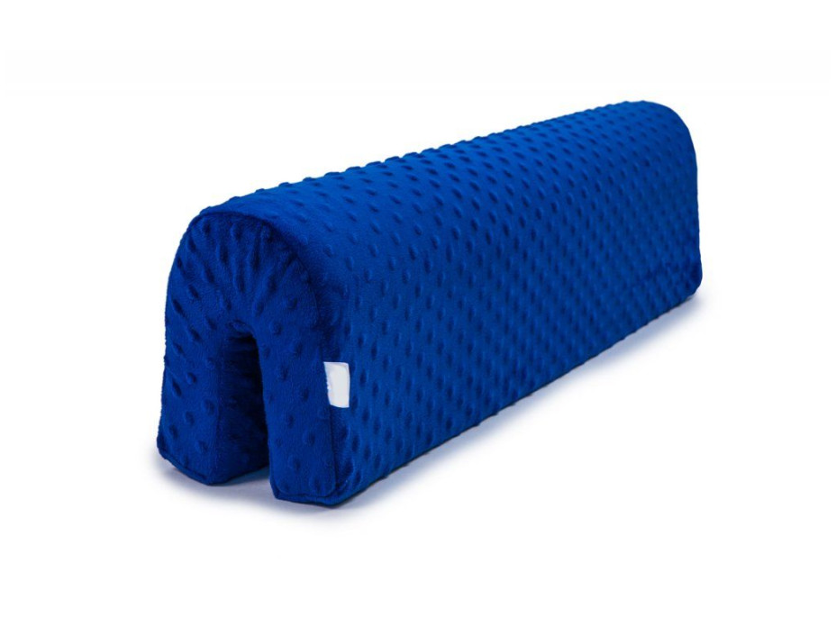 Chránič na dětskou postel MINKY 70 cm - tmavě modrý