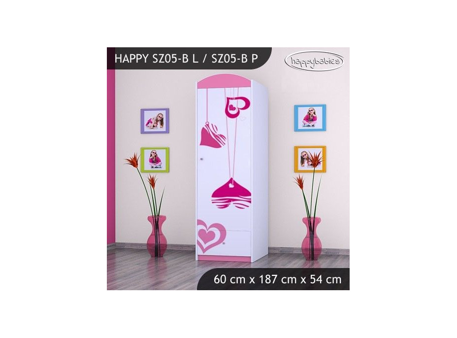 Dětská skříň FALL IN LOVE - TYP 5B