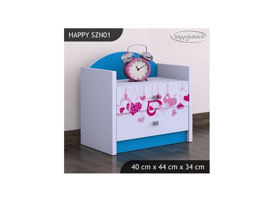 Dětský noční stolek FALL IN LOVE - TYP 1