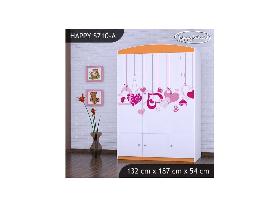Dětská skříň FALL IN LOVE - TYP 10