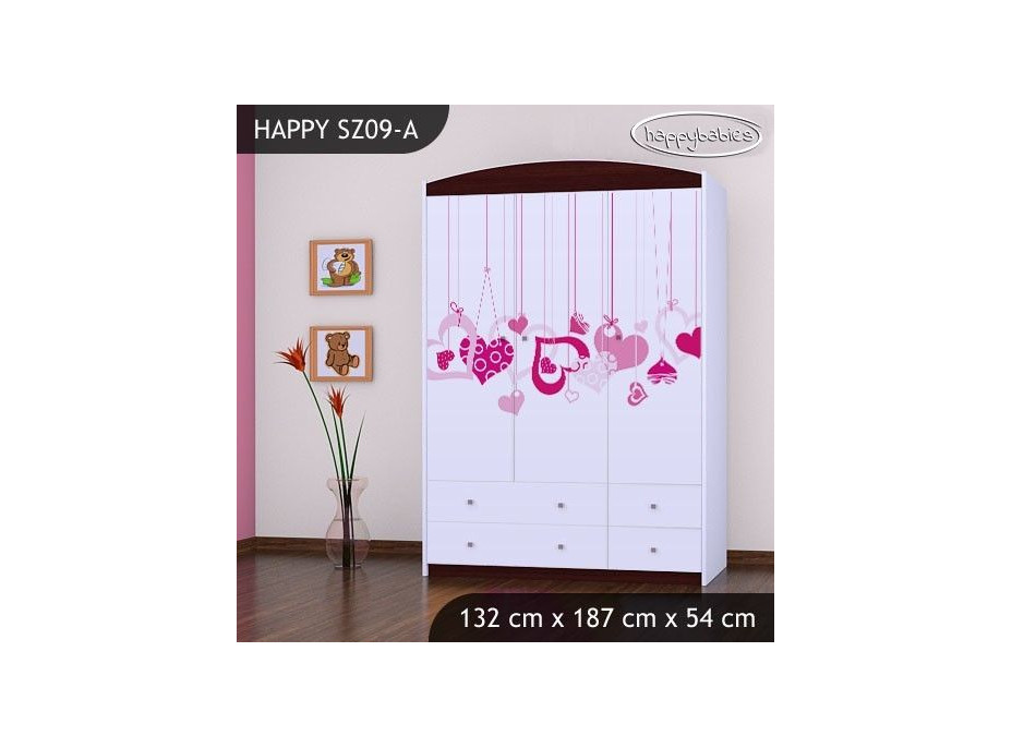 Dětská skříň FALL IN LOVE - TYP 9