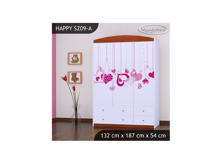 Dětská skříň FALL IN LOVE - TYP 9