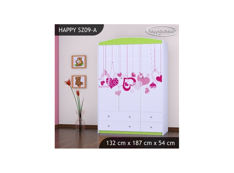 Dětská skříň FALL IN LOVE - TYP 9