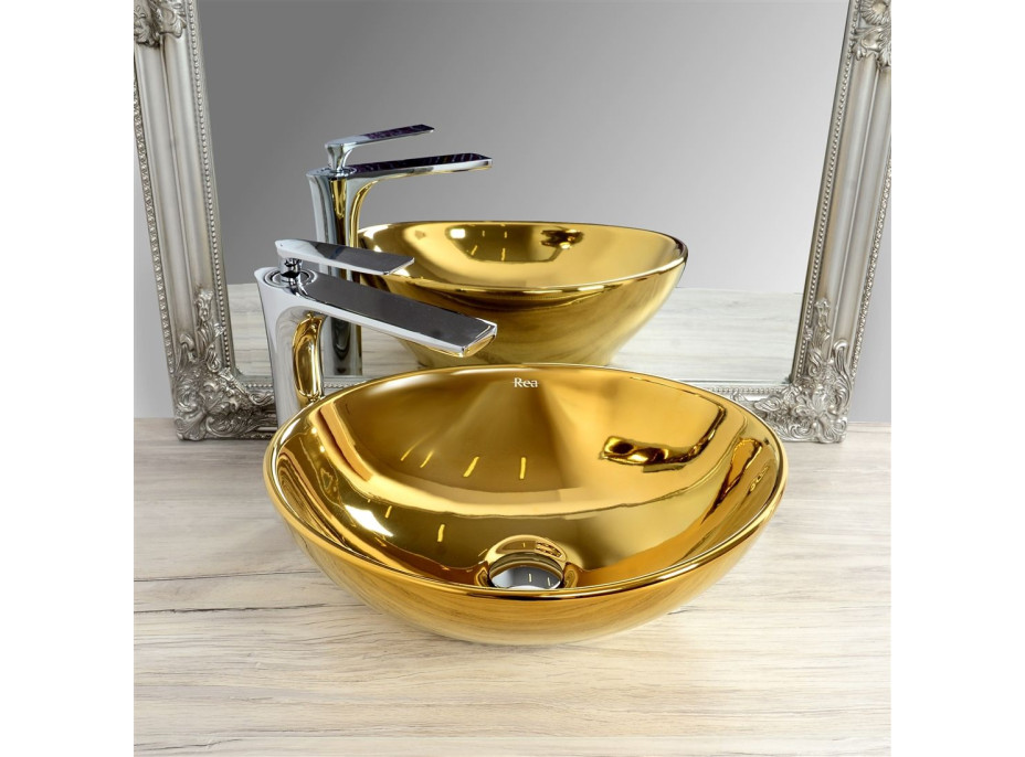 Keramické umyvadlo MAXMAX Rea SOFIA gold MAX