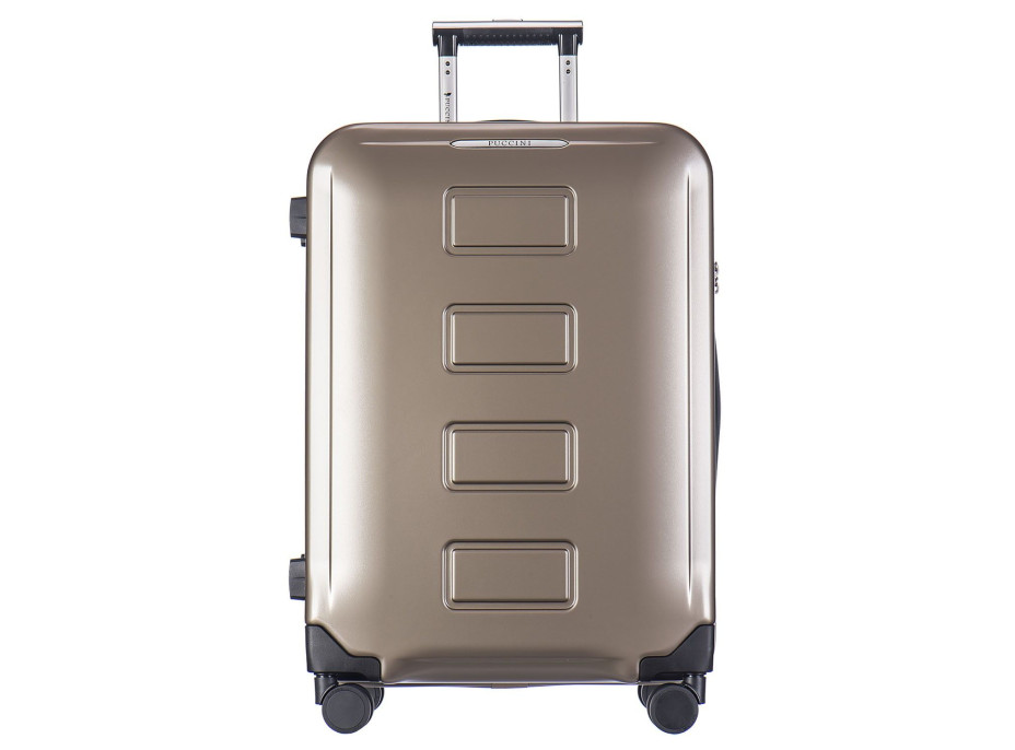 Moderní cestovní kufry VANCOUVER - zlaté