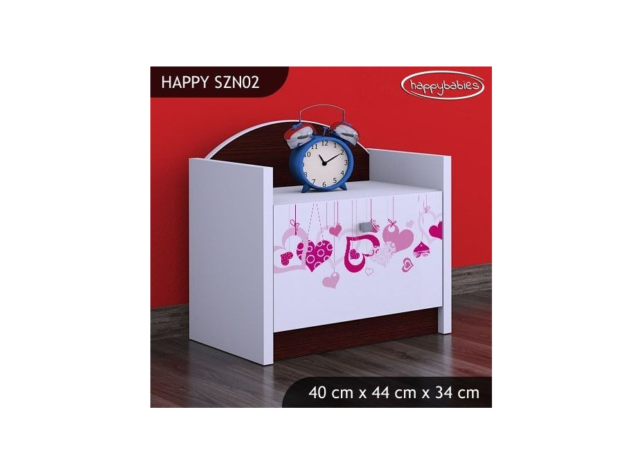 Dětský noční stolek FALL IN LOVE - TYP 2