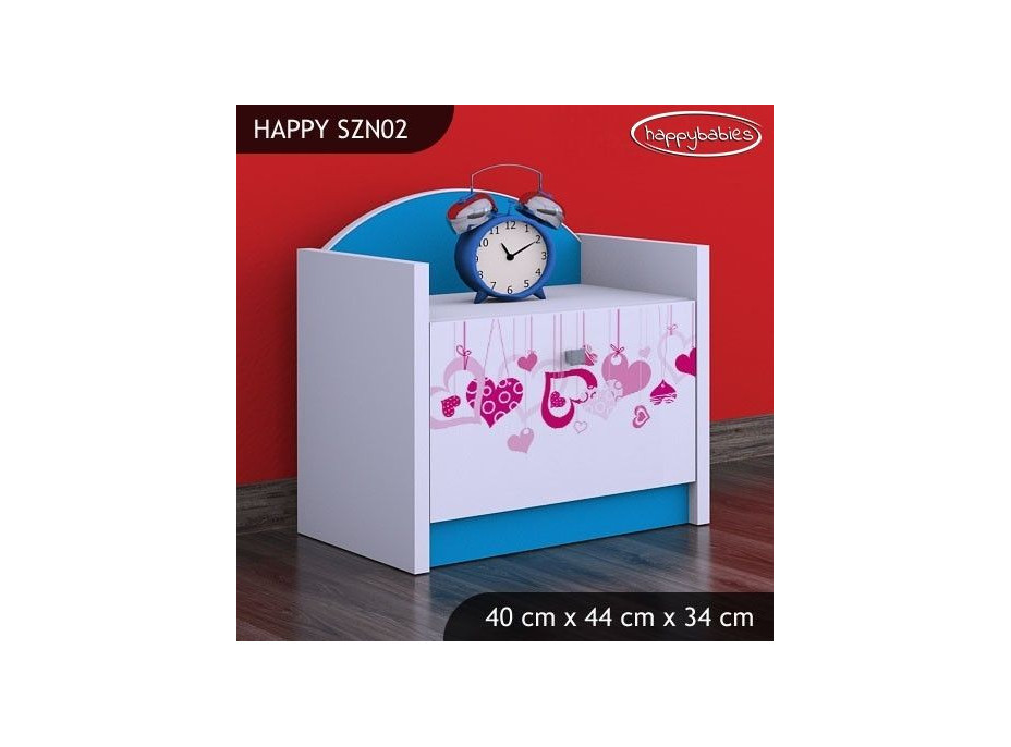 Dětský noční stolek FALL IN LOVE - TYP 2