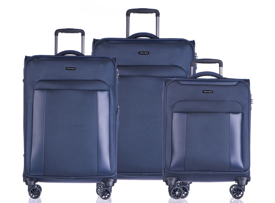 Moderní cestovní kufry BERLIN - modré
