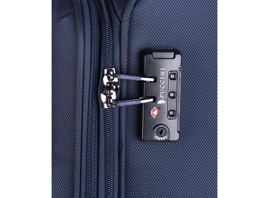 Moderní cestovní kufry BERLIN - modré