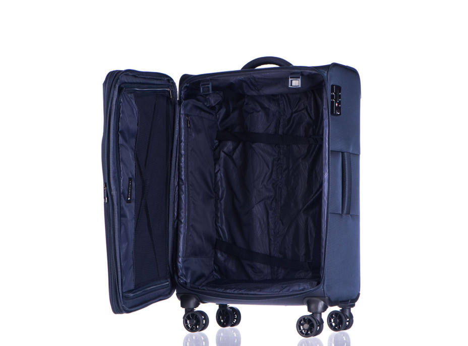 Moderní cestovní kufry BERLIN - modré