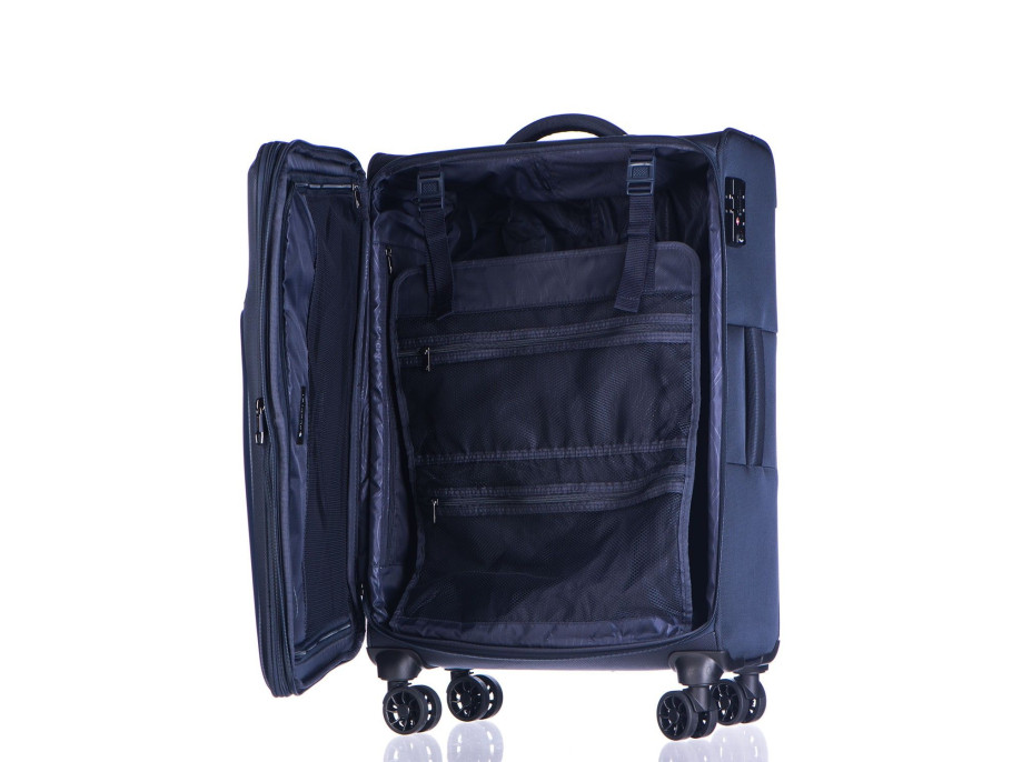 Moderní cestovní kufry BERLIN - modré