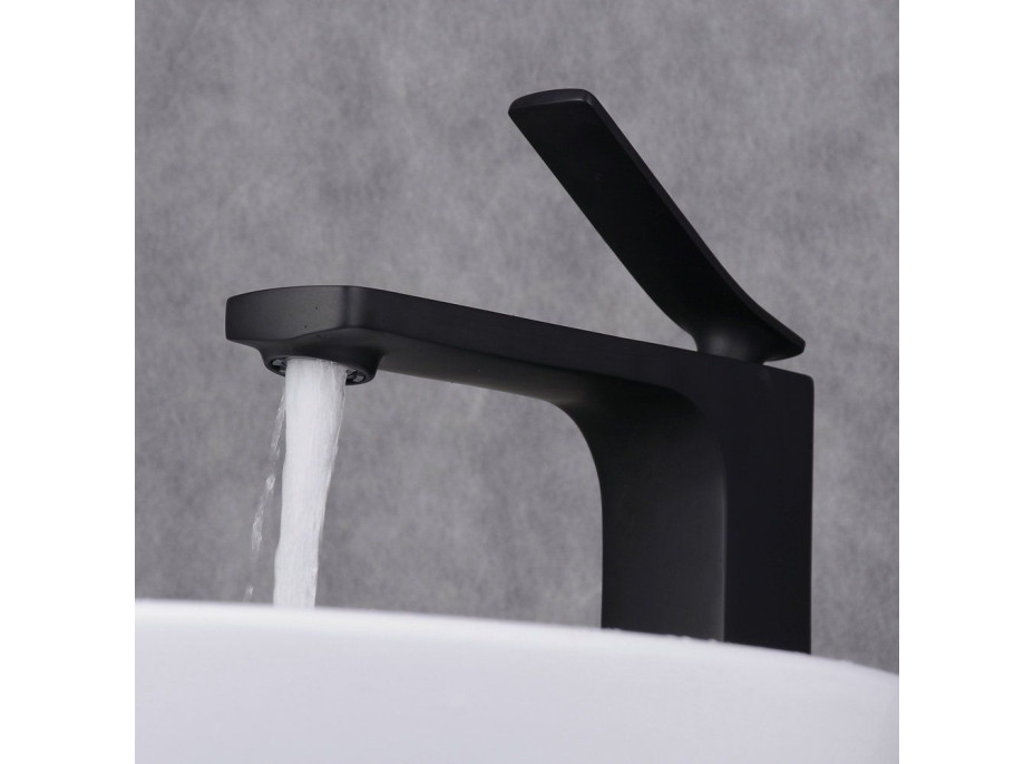 Umyvadlová baterie MAXMAX Rea SONIC black HIGH