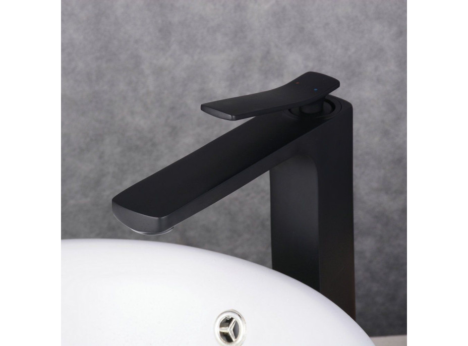 Umyvadlová baterie MAXMAX Rea SONIC black HIGH