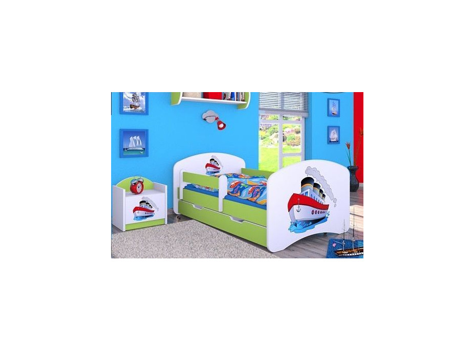Dětská postel se šuplíkem 180x90cm LODIČKA