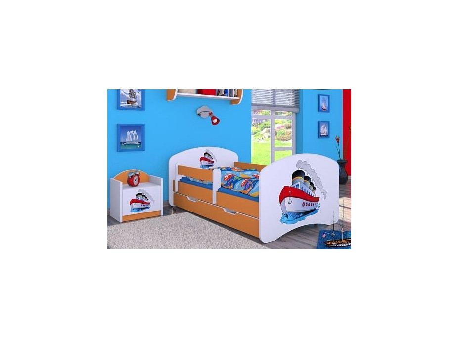 Dětská postel se šuplíkem 180x90cm LODIČKA
