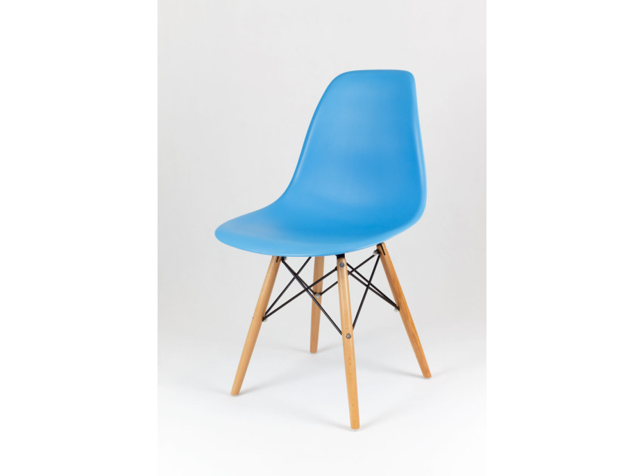 kuchyňská designová židle řady MODELINO - modrá 1