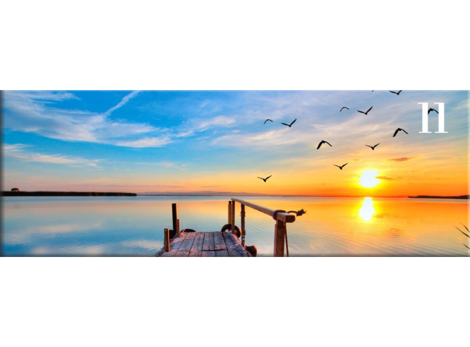 Obraz na plátně PANORAMA WATER - vzor 11