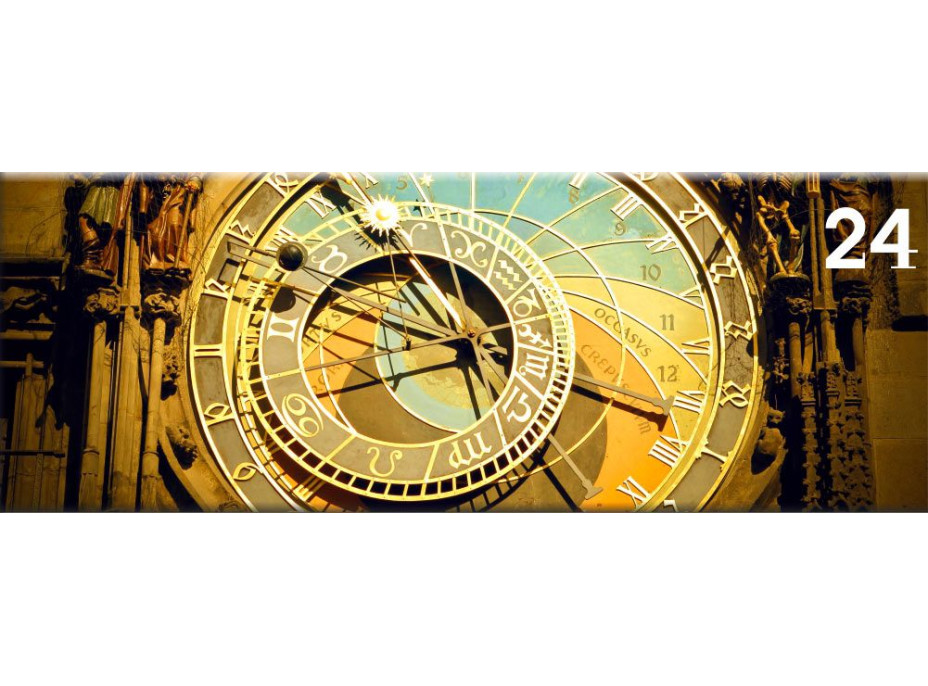 Obraz na plátně PANORAMA ORLOJ - vzor 24
