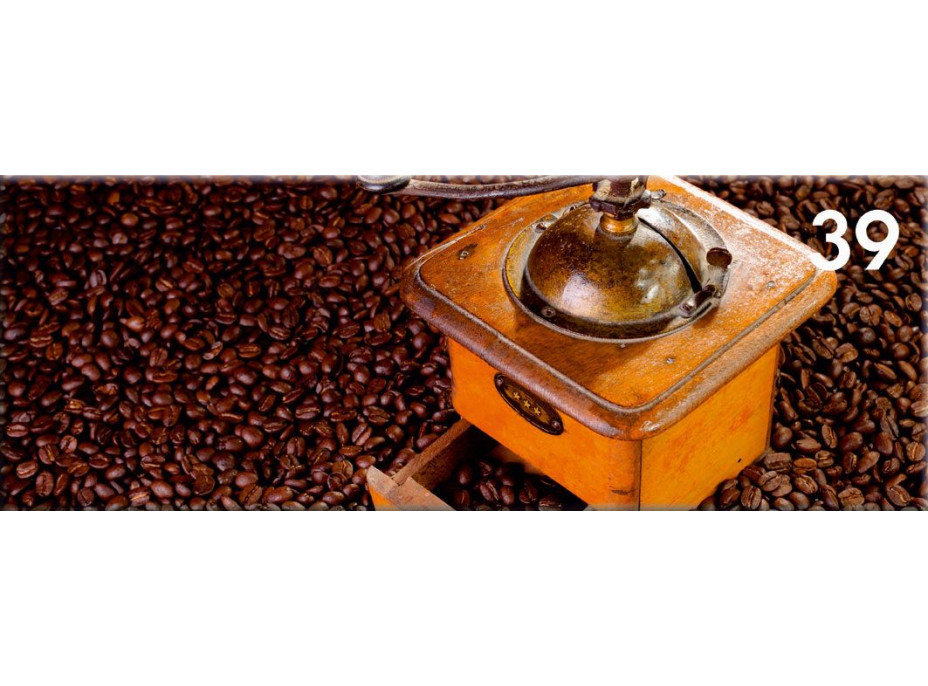 Obraz na plátně PANORAMA COFFEMILL - vzor 39