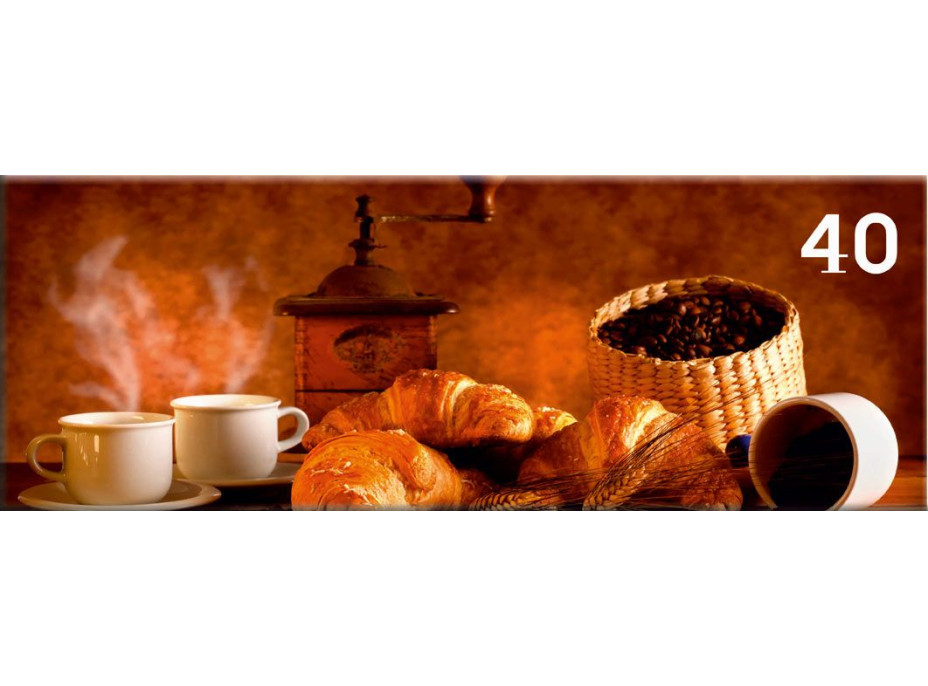Obraz na plátně PANORAMA COFFEE - vzor 40