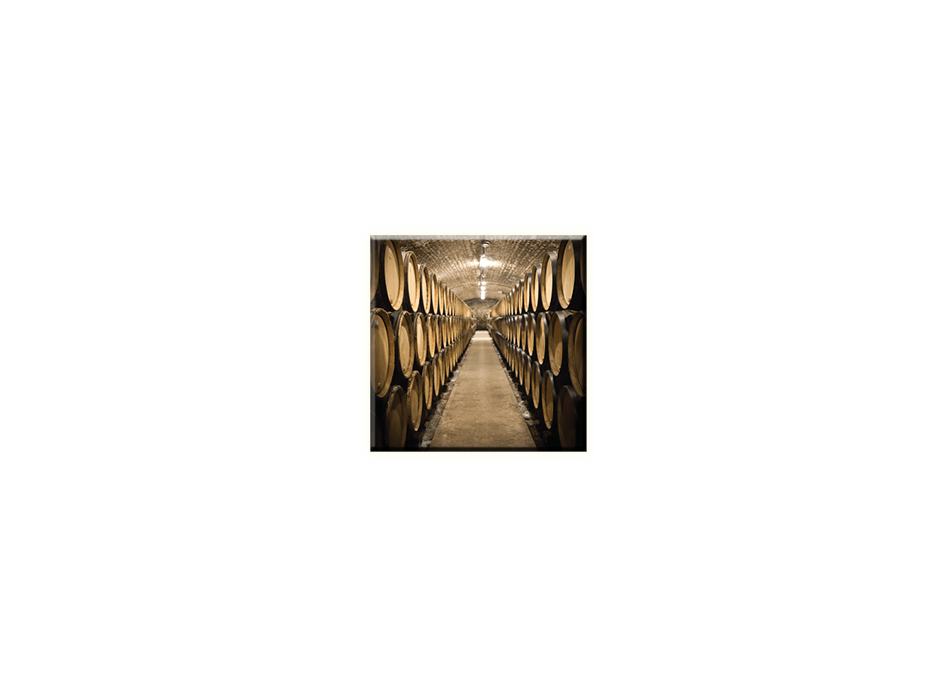 Obraz na plátně 30x30cm WINE BARREL - vzor 9