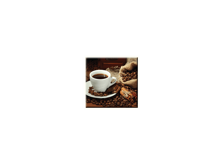 Obraz na plátně 30x30cm COFFEE - vzor 24