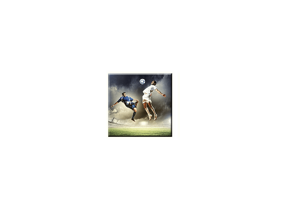 Obraz na plátně 30x30cm FOOTBALL - vzor 58
