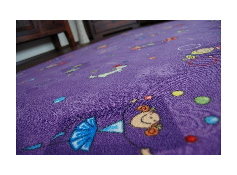 Dětský koberec FIALOVÉ BALETKY