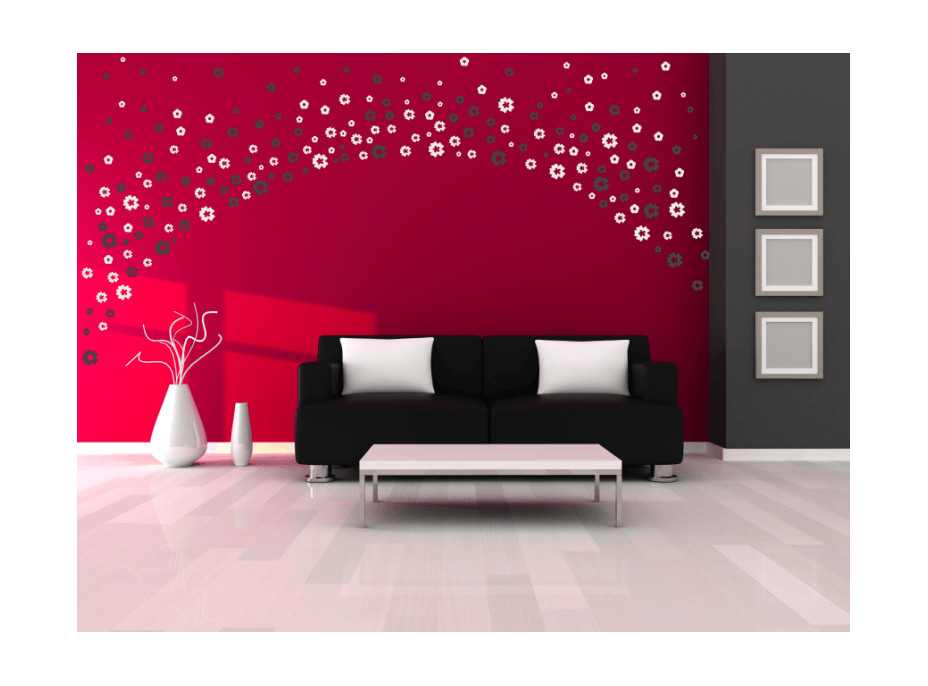Samolepky DECOR COLOR vzor 27 - KVĚTY