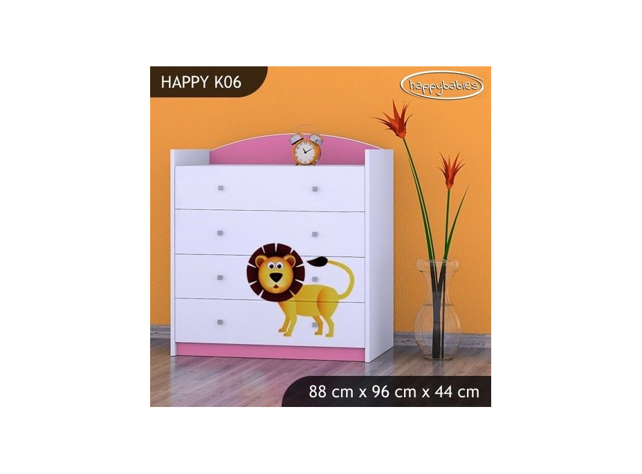 Dětská komoda MADAGASKAR - TYP 6