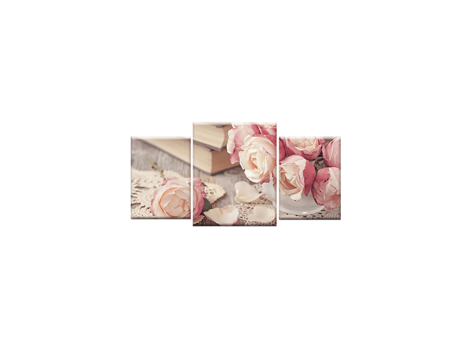 TŘÍDÍLNÝ OBRAZ na plátně FLOWERS - vzor29